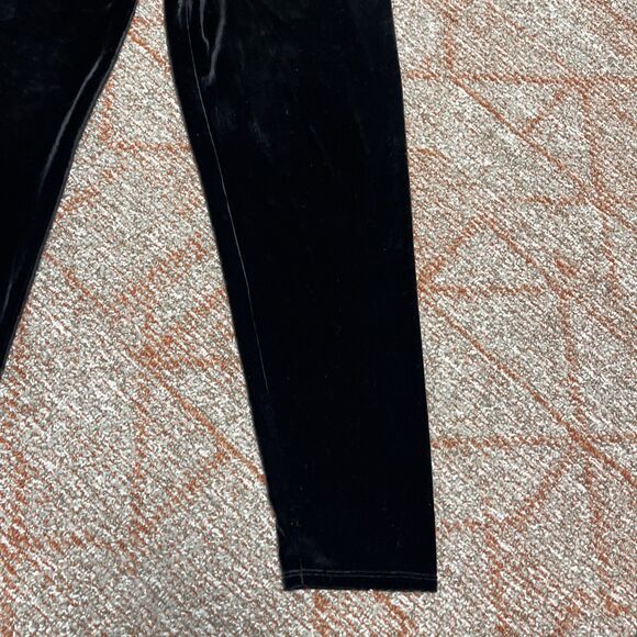 EILEEN FISHER Women’s Velour Pants Black Size Large (32x29) - Picture 5 of 9